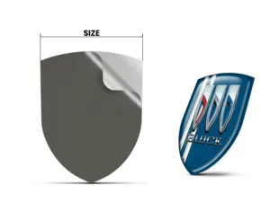 Buick Silikonsticker S Logo Hochwertig Professionell